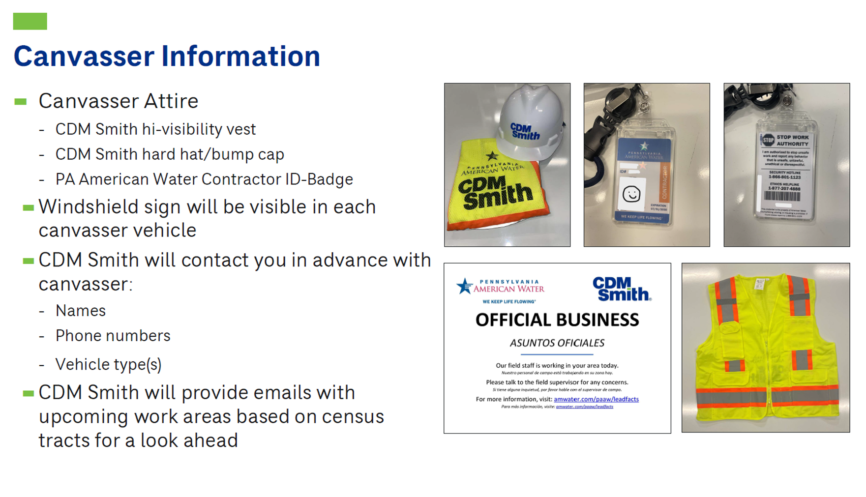 PA American Water CDM Smith